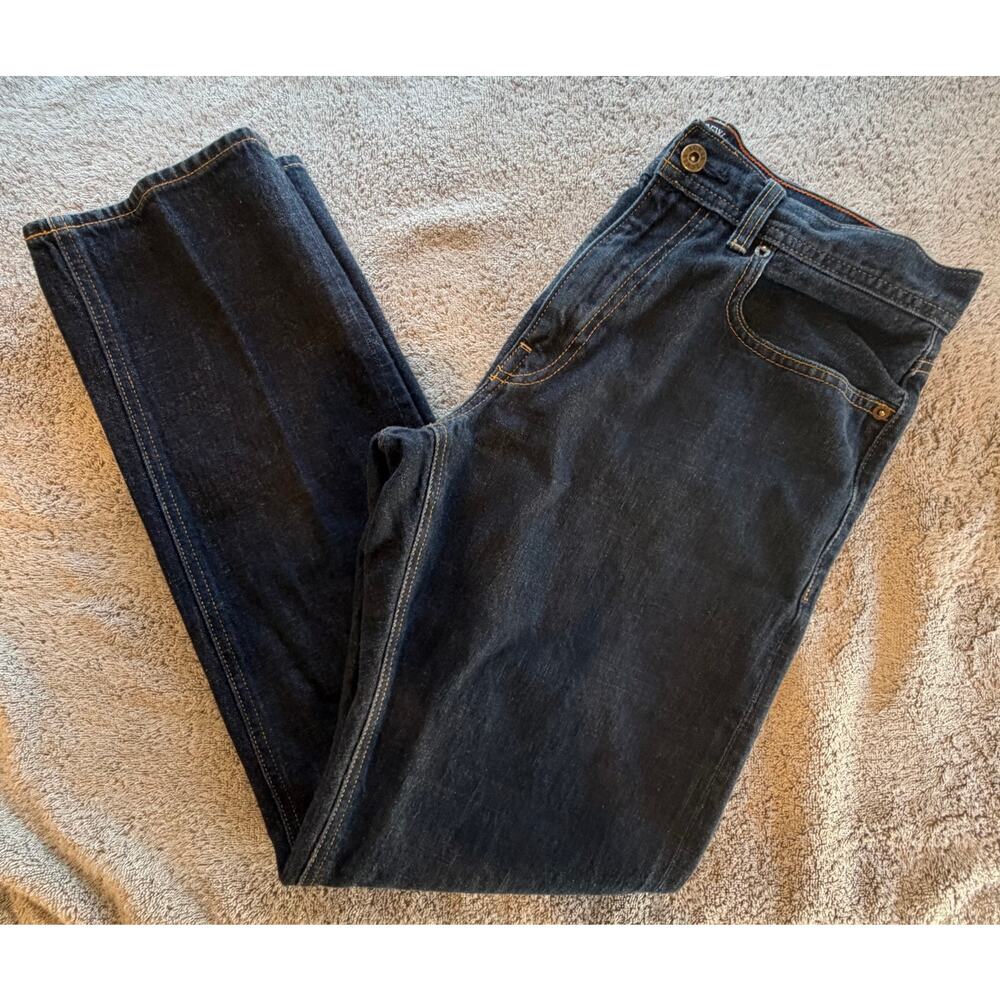 J.Crew 100% Cotton The Sutton Medium-Dark Wash Mens Denim 32x32 Straight Leg
